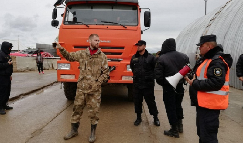 дальнобойщики на станции Шиес